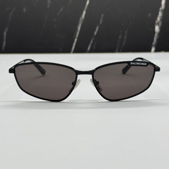 NEW BALENCIAGA BB0277S 001 UNISEX BLACK SUNGLASSES